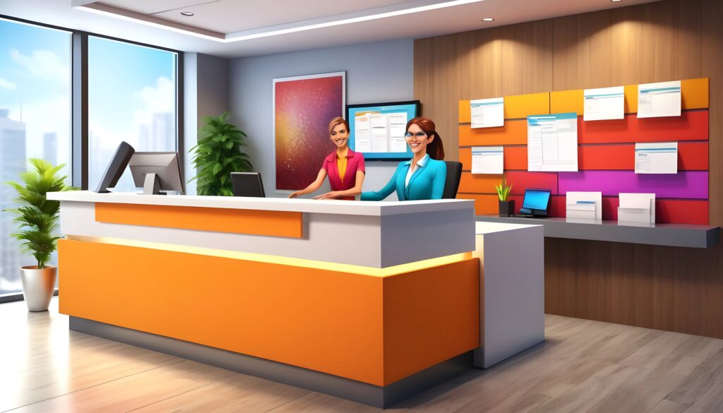 Cover Letter for a receptionist job